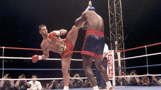 Andy Hug being superhuman